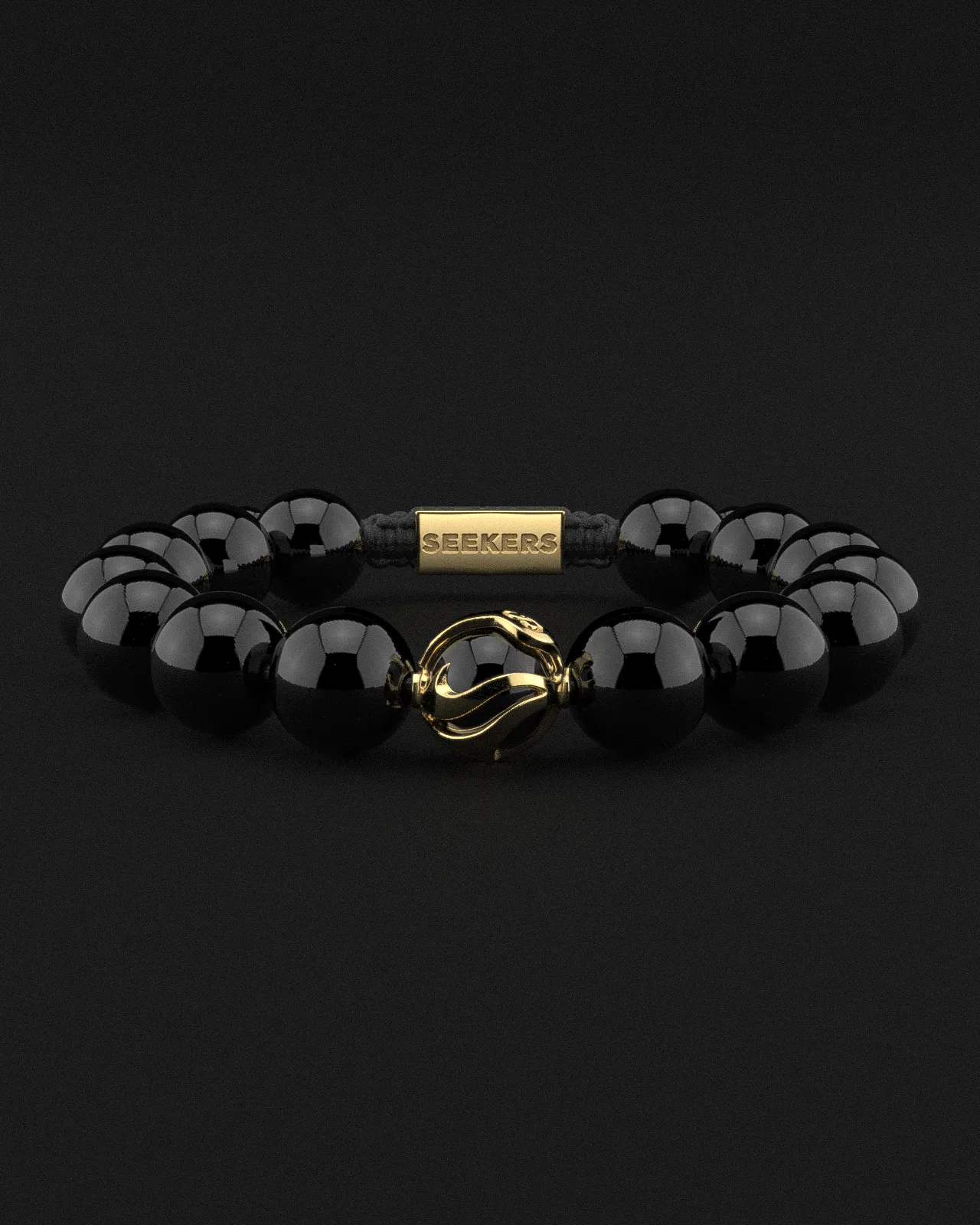 18K SOLID GOLD BRACELET 12MM | WAVES