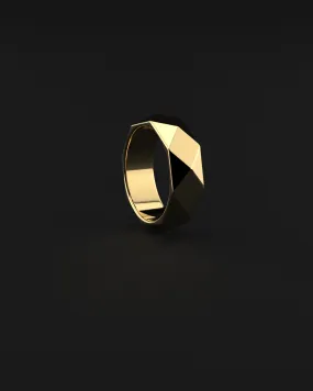 18k Solid Gold Ring | Geom