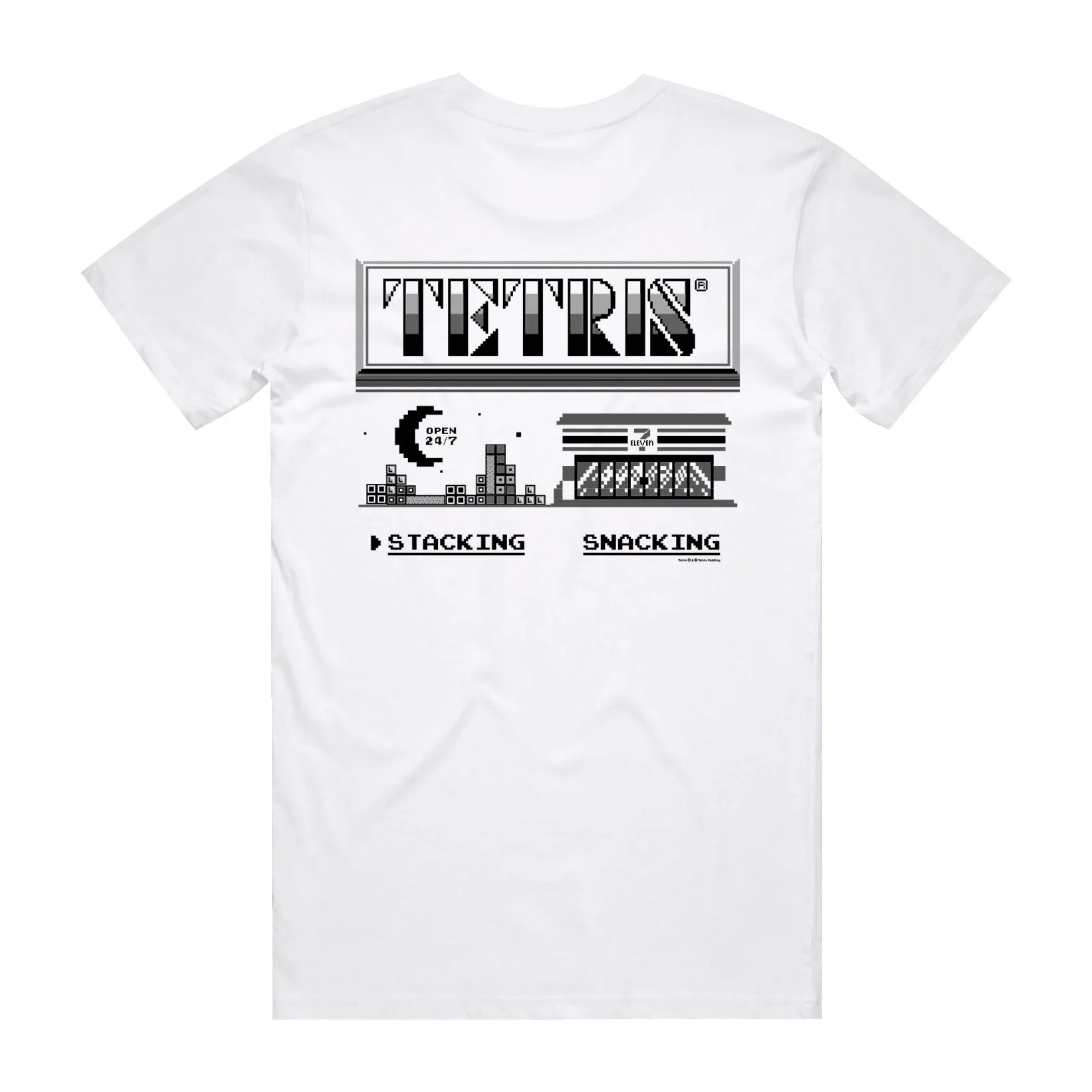 7-ELEVEn®   TETRIS® Monochrome Tee