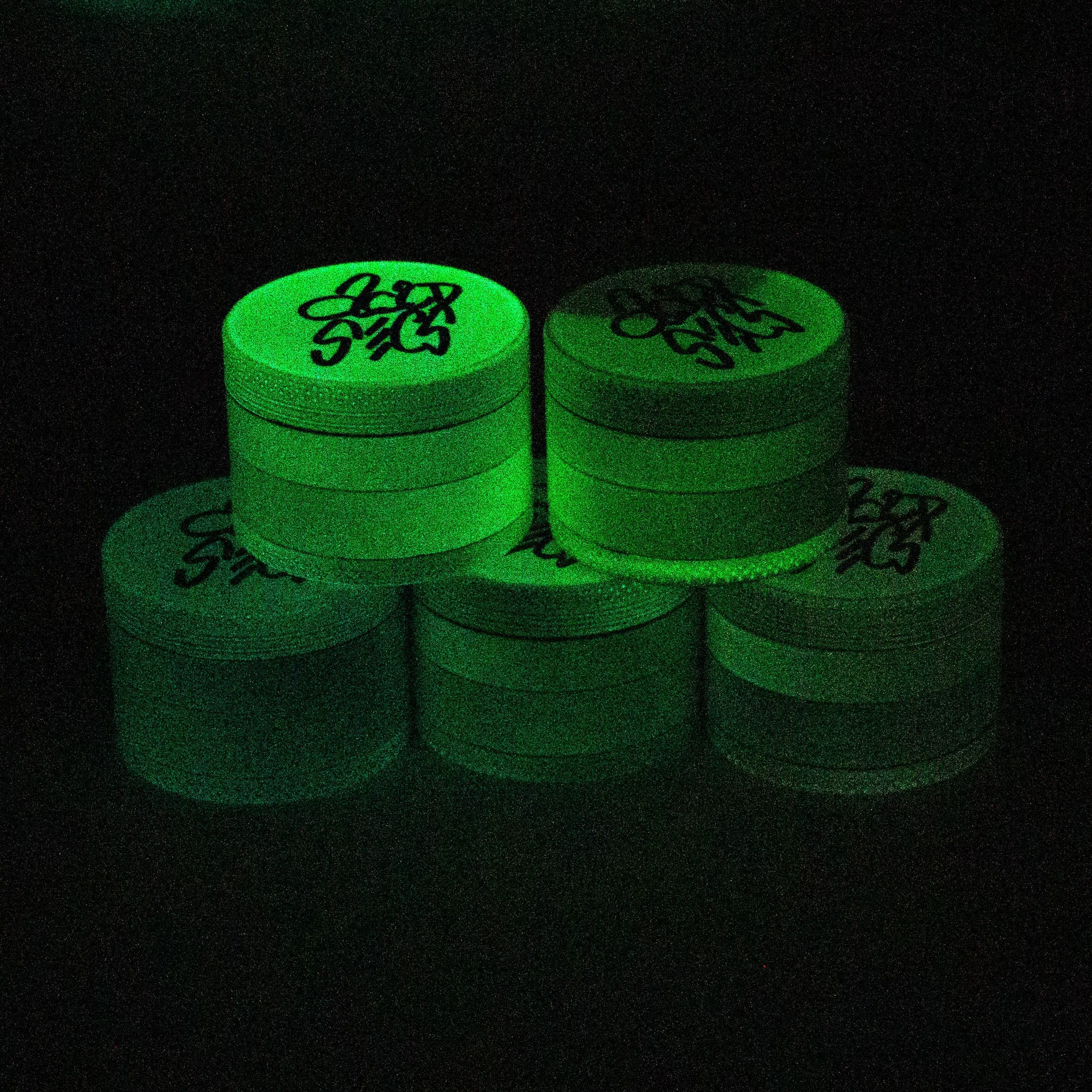 Acid Secs Glow-in-the-Dark Metal Herb Grinder 50mm