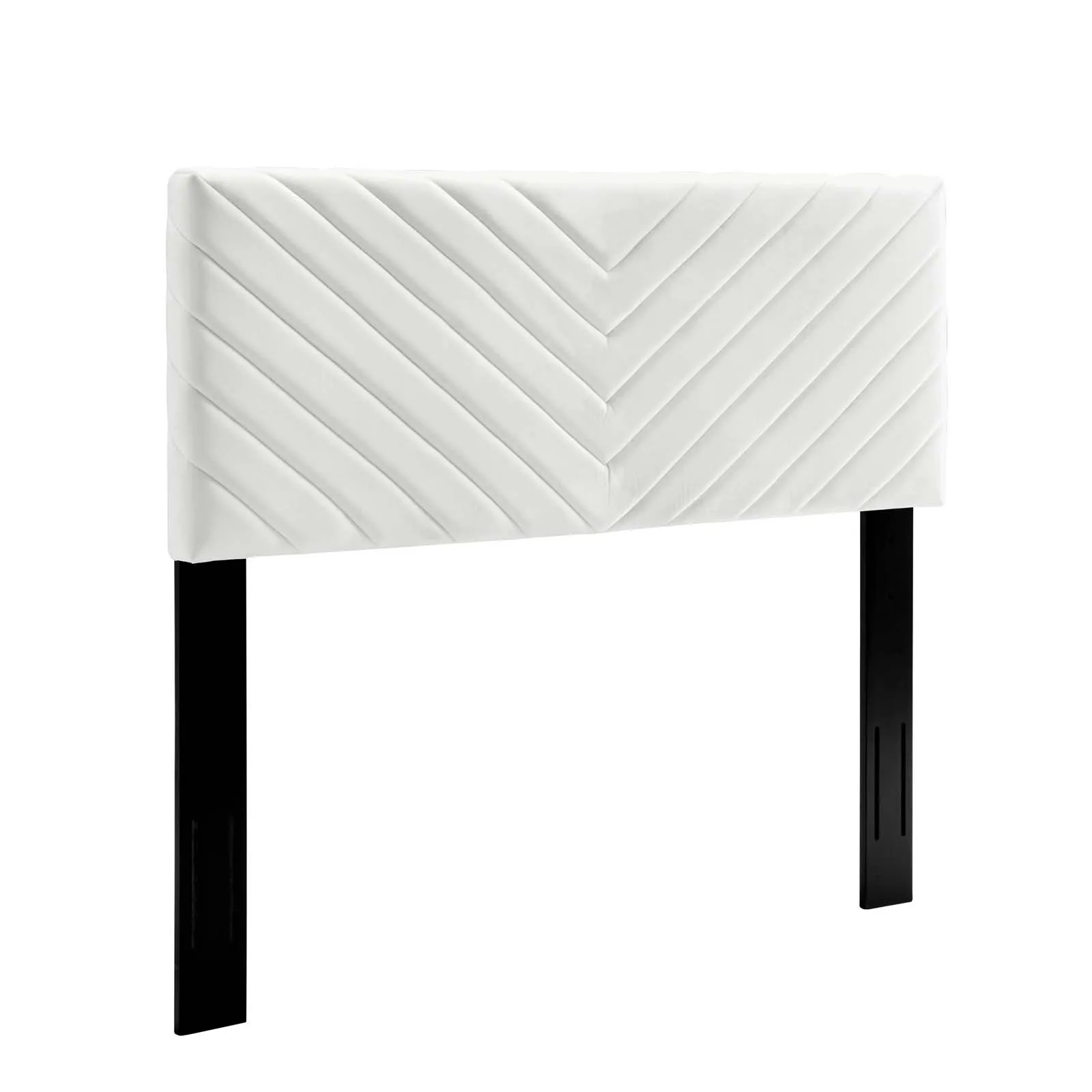 Alyson Angular Channel Tufted Performance Velvet Headboard