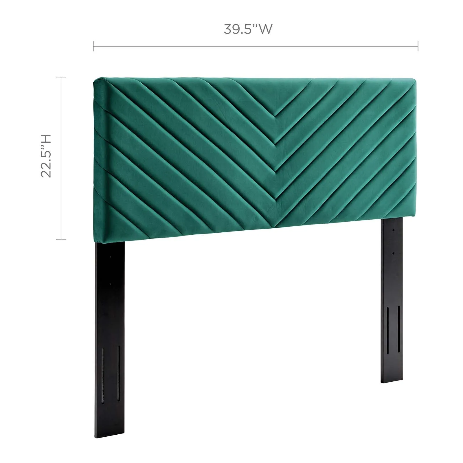 Alyson Angular Channel Tufted Performance Velvet Headboard