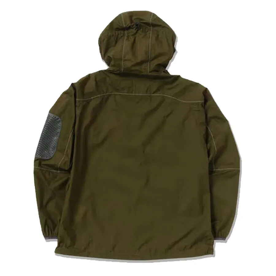 And Wander Breath Rip Hoodie Khaki