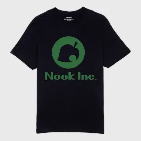 Animal Crossing- Nook Inc. Black Tee