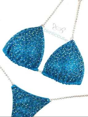 Aqua Blue Competition Bikini