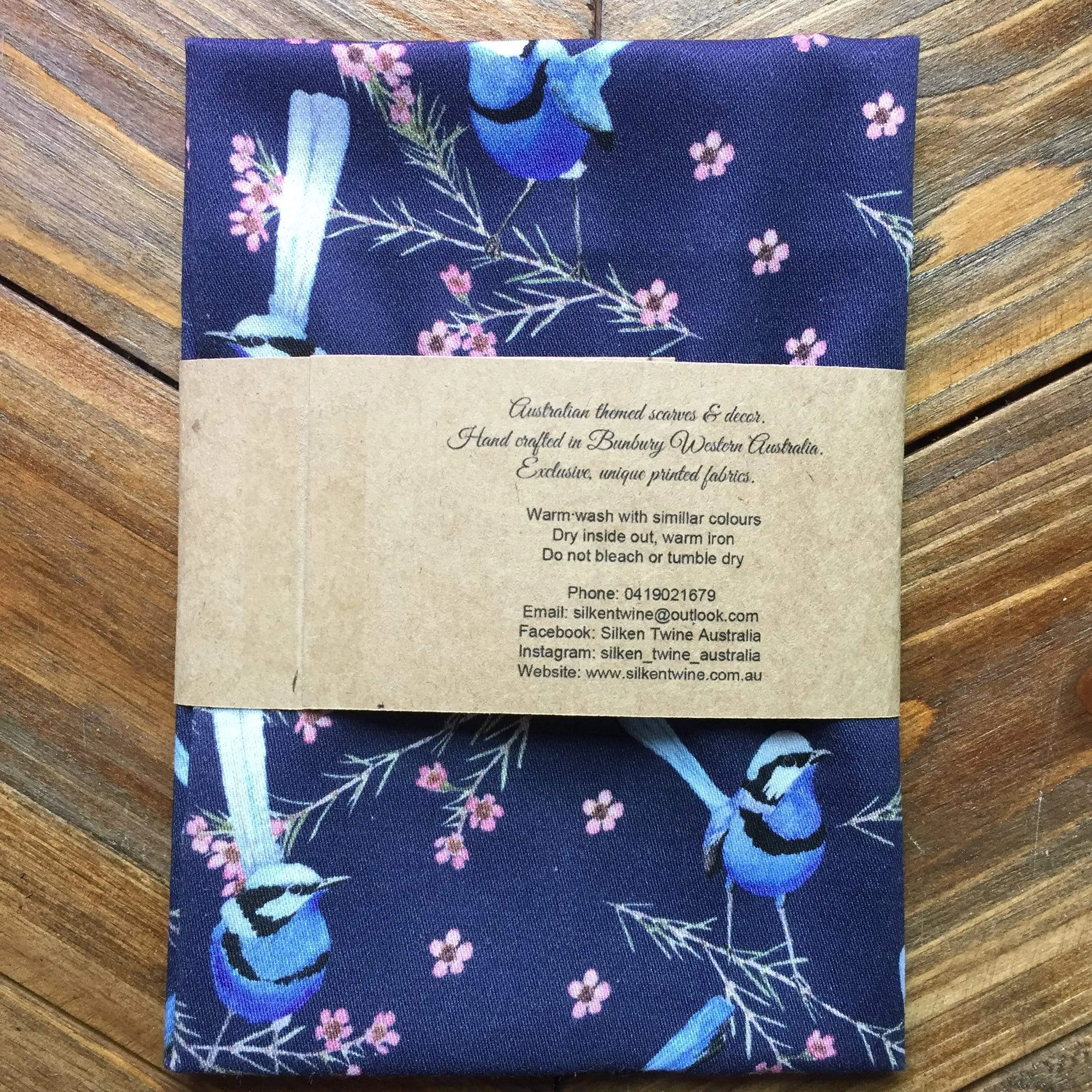 Blue Wren Mini's Handkerchief Navy