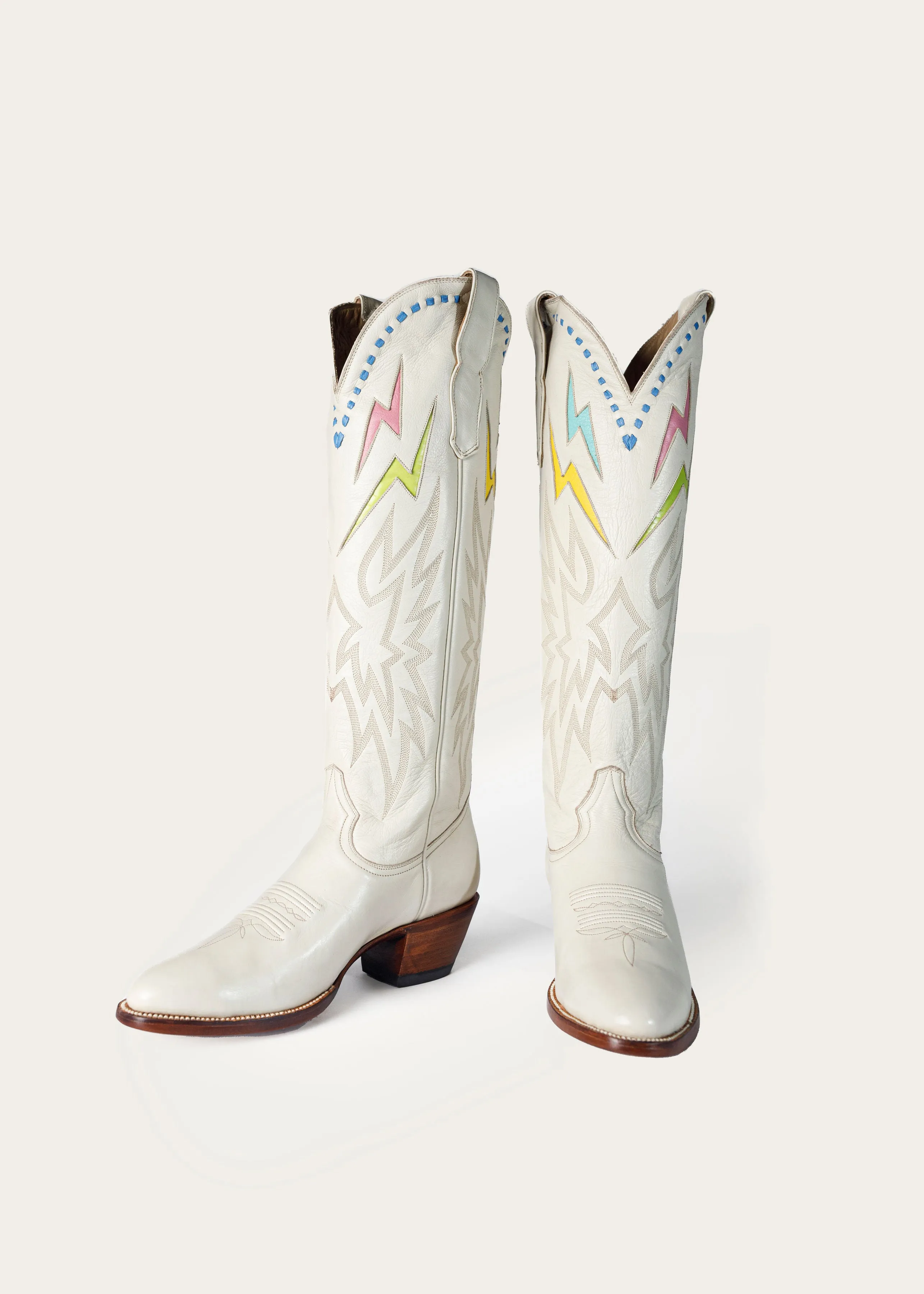 Bone Rainbow Lightning Boot Limited Edition