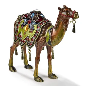 Camel Figurine Keepsake Box made with Crystals