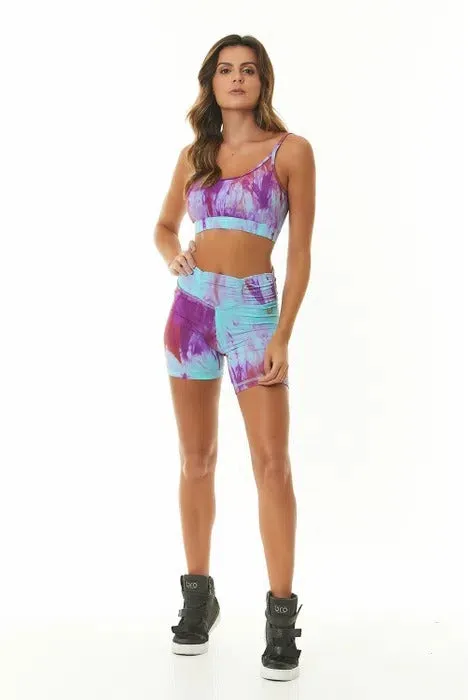 Candy Tie Dye High Waisted Shorts