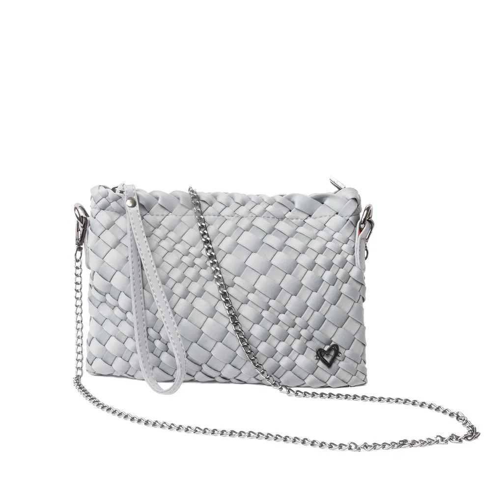 Charlotte Woven Crossbody - Slate