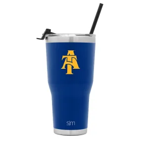 Collegiate Cruiser Tumbler with Flip Lid and Straw