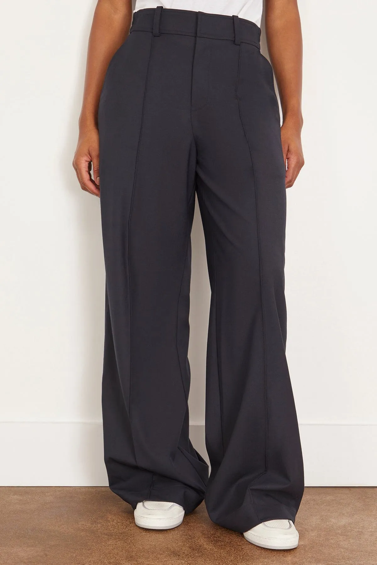 Collins Straight Leg Track Pant in Dark Midnight