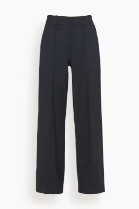 Collins Straight Leg Track Pant in Dark Midnight