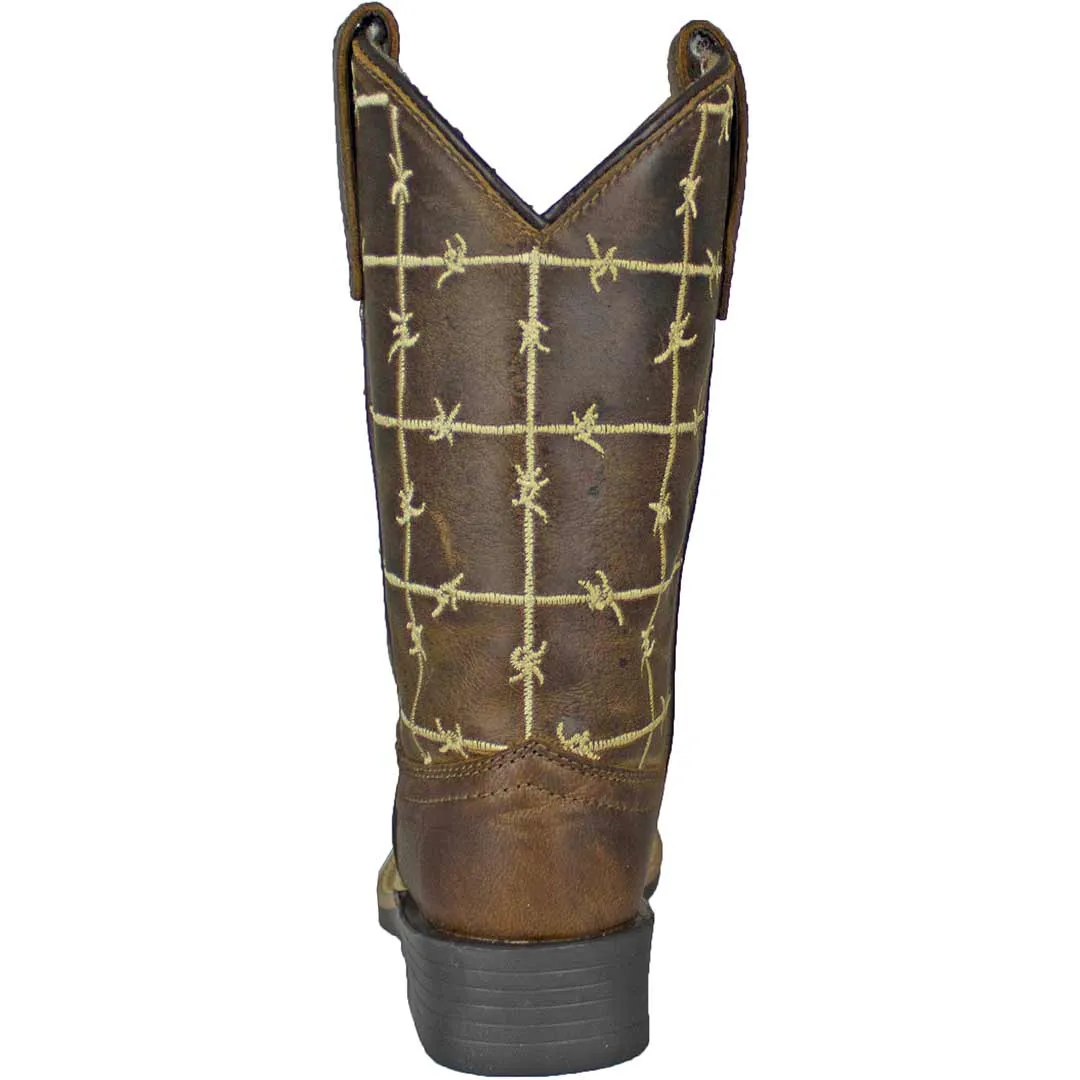 Cowboy Legend Kids' Barbed Wire Cowboy Boots