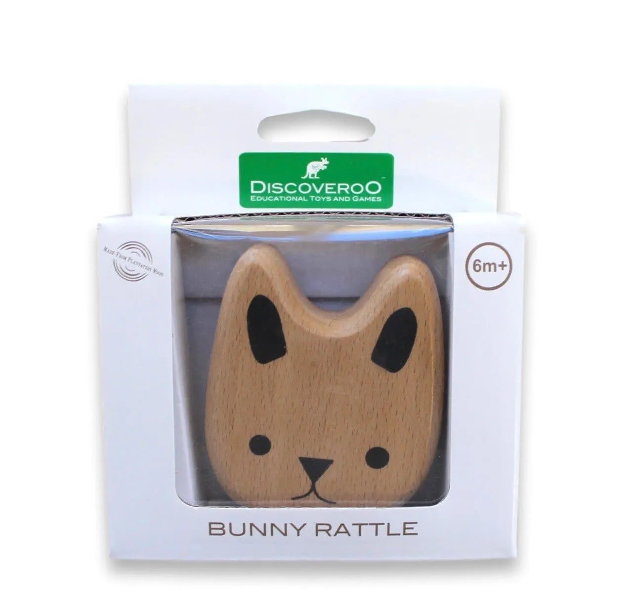 DISCOVEROO Bunny Rattle