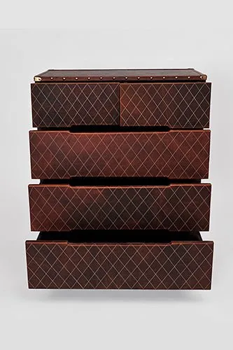 DYNASTY CHEST OF DRAWERS - LEATHER