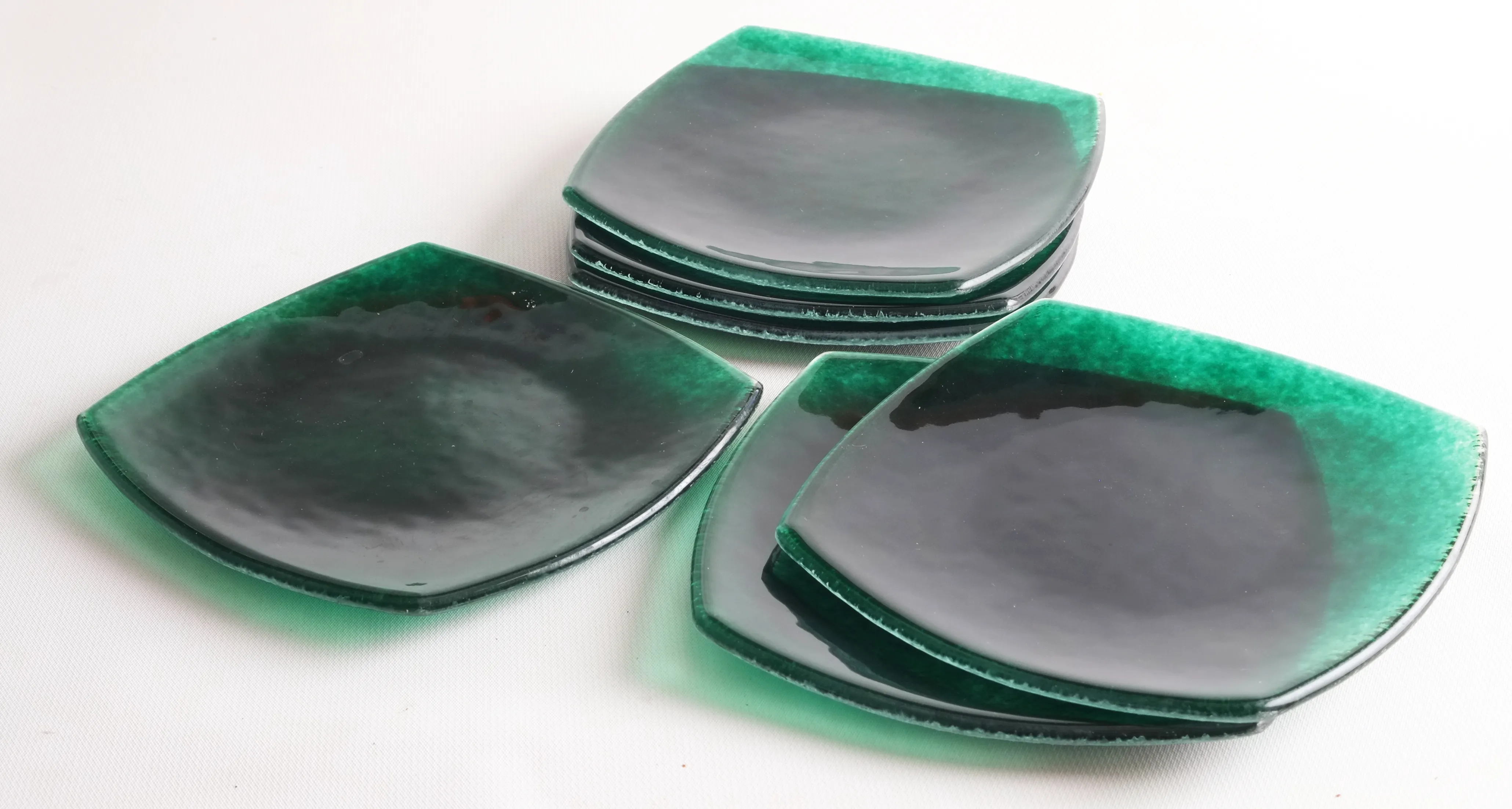 Emerald Serena Petite Appetizer & Desert Plates - Set of 6