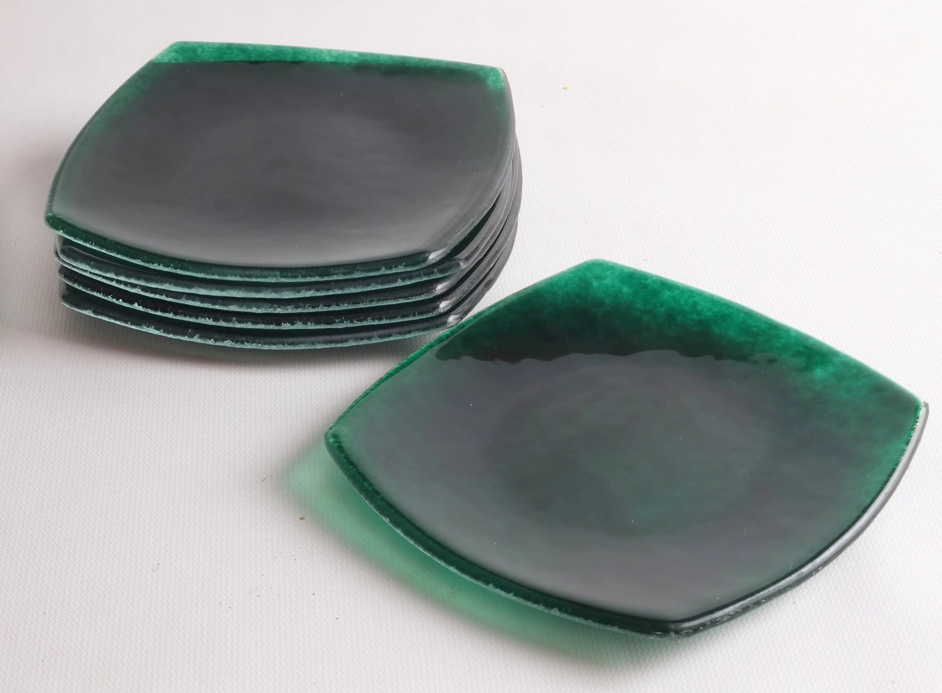 Emerald Serena Petite Appetizer & Desert Plates - Set of 6