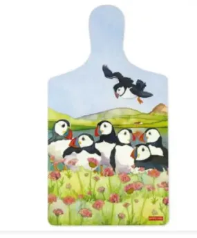 Emma Ball Sea Thrift Puffin's Large Chopping Board