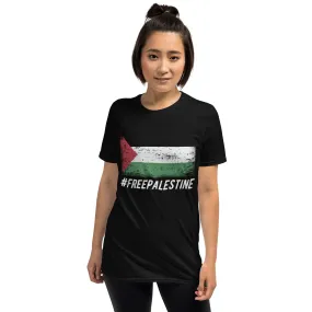 Free Palestine T-Shirt / Black Color / For Men And Women