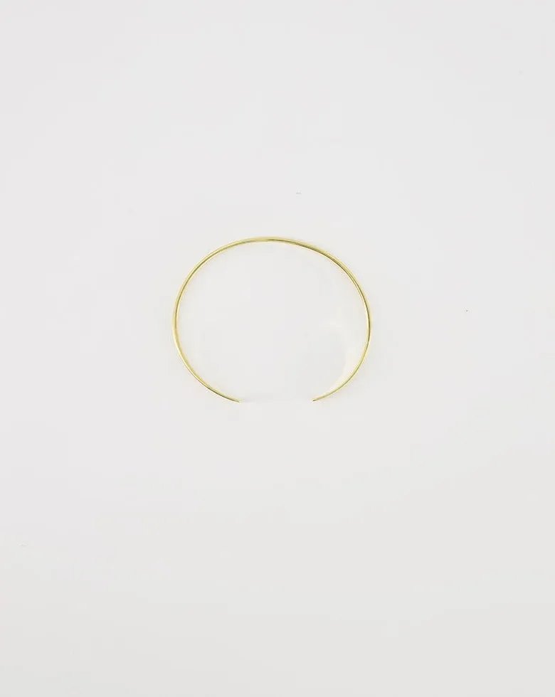 Gold-Vermeil & Silver cuff / FLAT