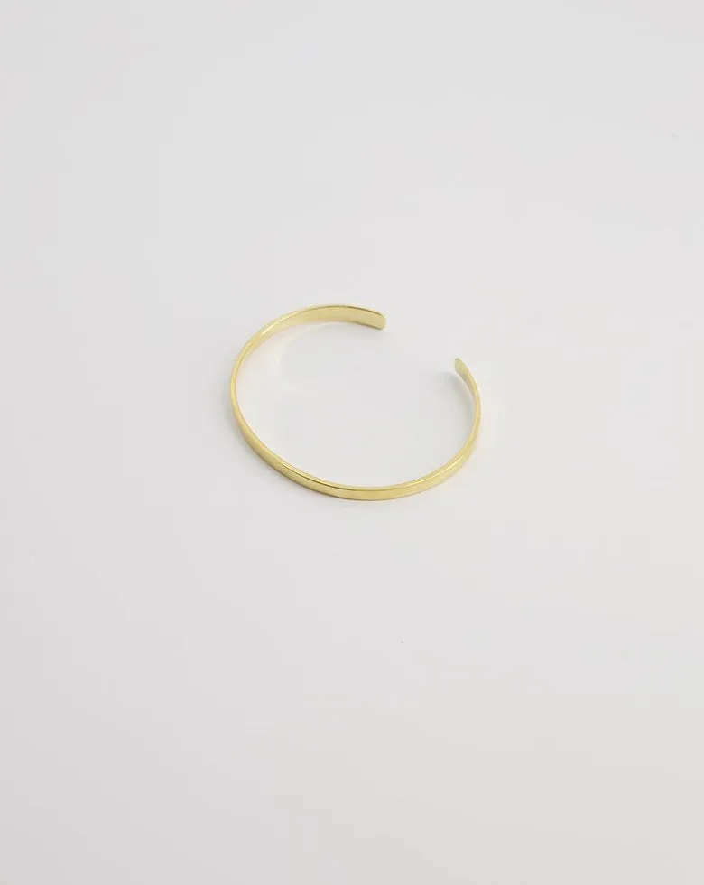 Gold-Vermeil & Silver cuff / FLAT