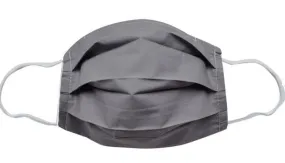 Grey Fabric Face Mask (Adult)