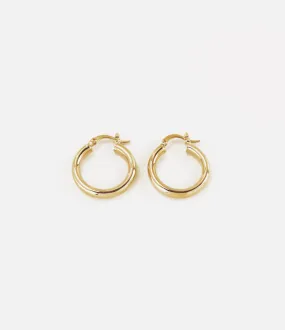 Hollow Huggie Hoop Earring