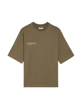 In Conversion Cotton Boxy T-shirt—carbon brown