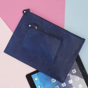 Leather iPad Clutch Handbag