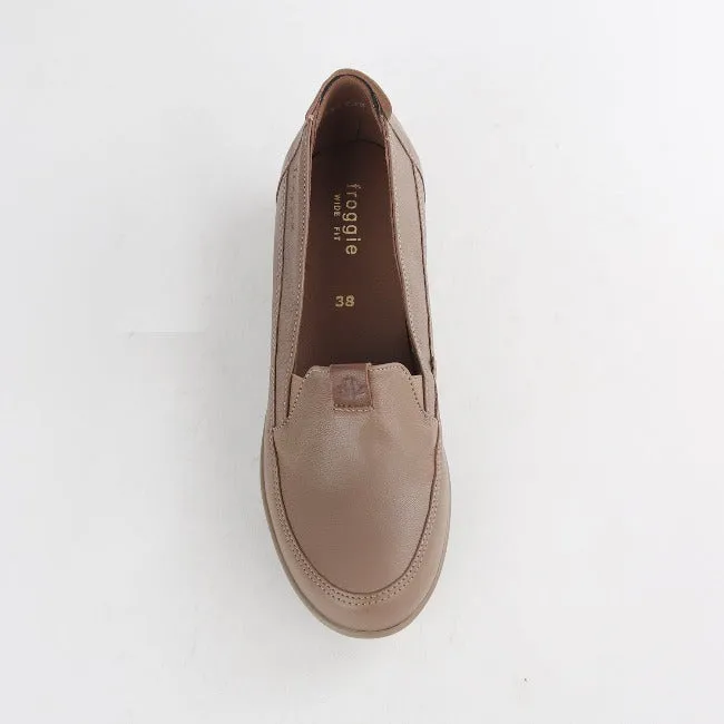 Loafer with Removable Footbed in Stone - 12493