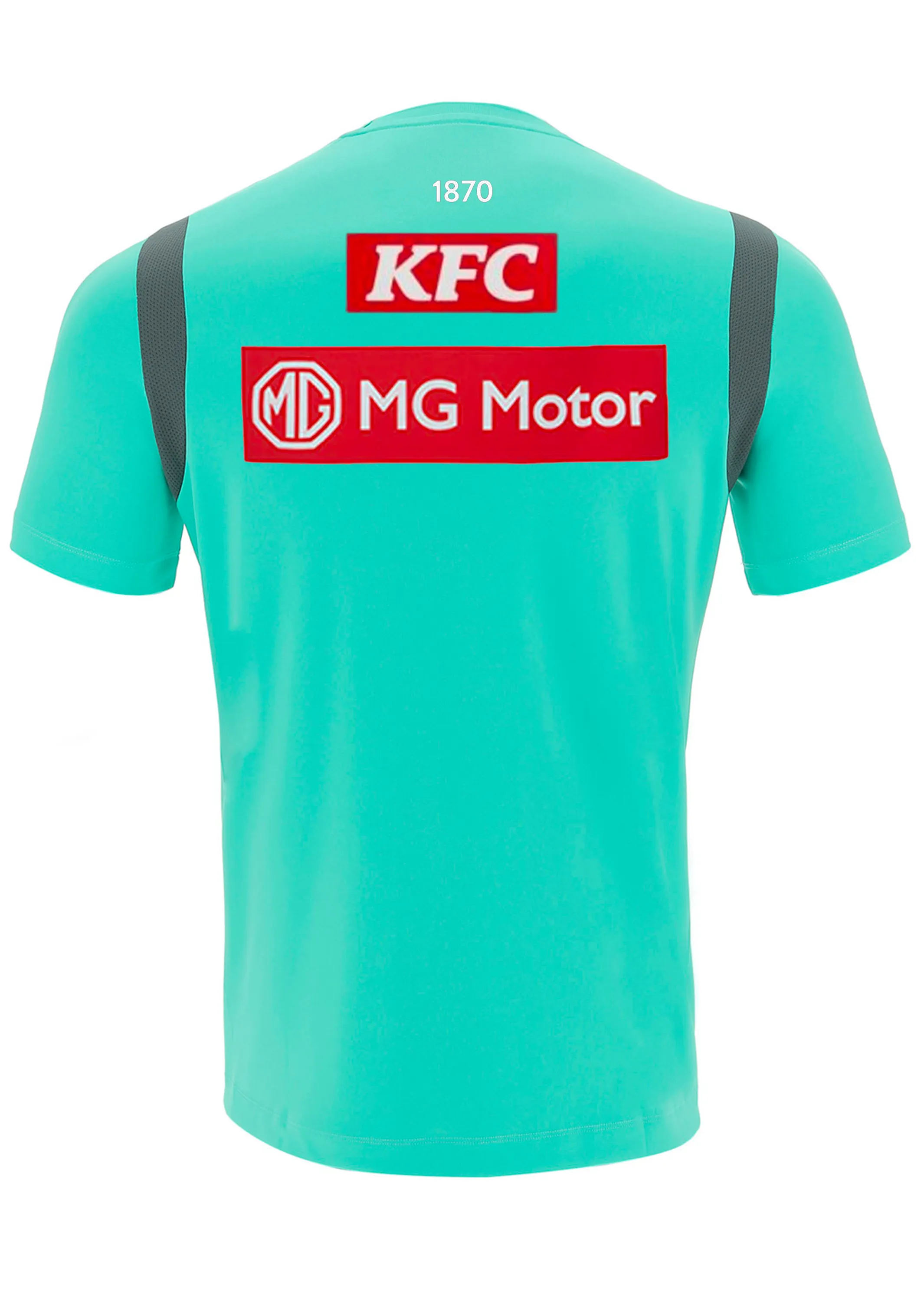 Macron Junior Port Adelaide M21  Training Staff Poly Dry Shirt <BR> 58542821