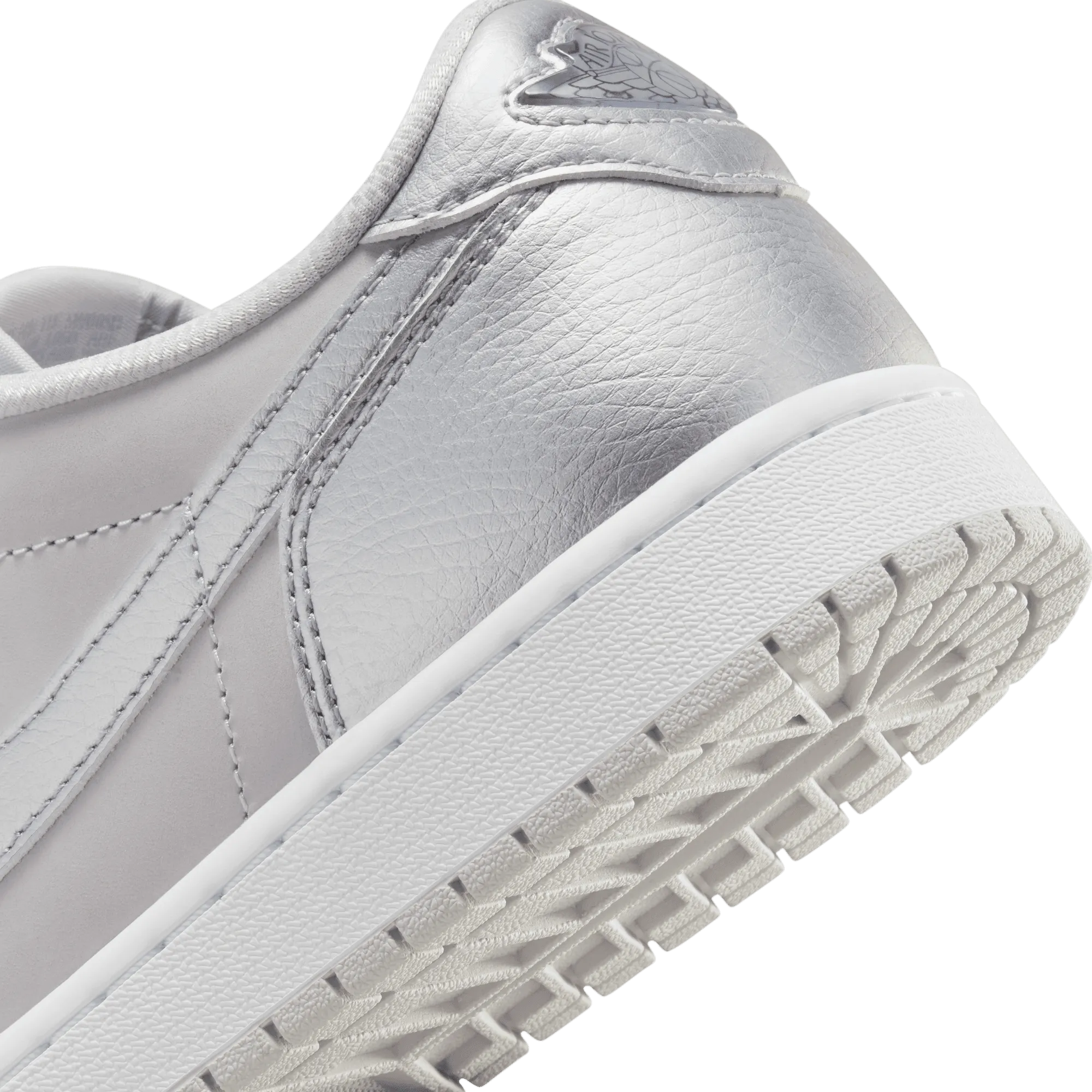 Men's Air Jordan 1 Low OG "Silver" - Neutral Grey/Metallic Silver/White