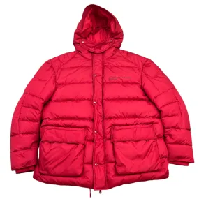 Men's Always Logo Down Jacket Red Size IT 50 / L