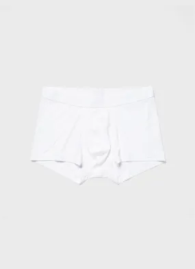 Men's Sea Island Cotton Trunks in White