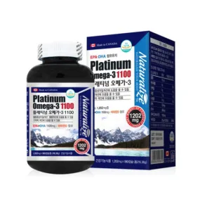 Naturalize Platinum Omega 3 1100 180 Capsules Health Supplements Blood Circulation Dry Eyes Osteoporosis Pregnant Woman Memory