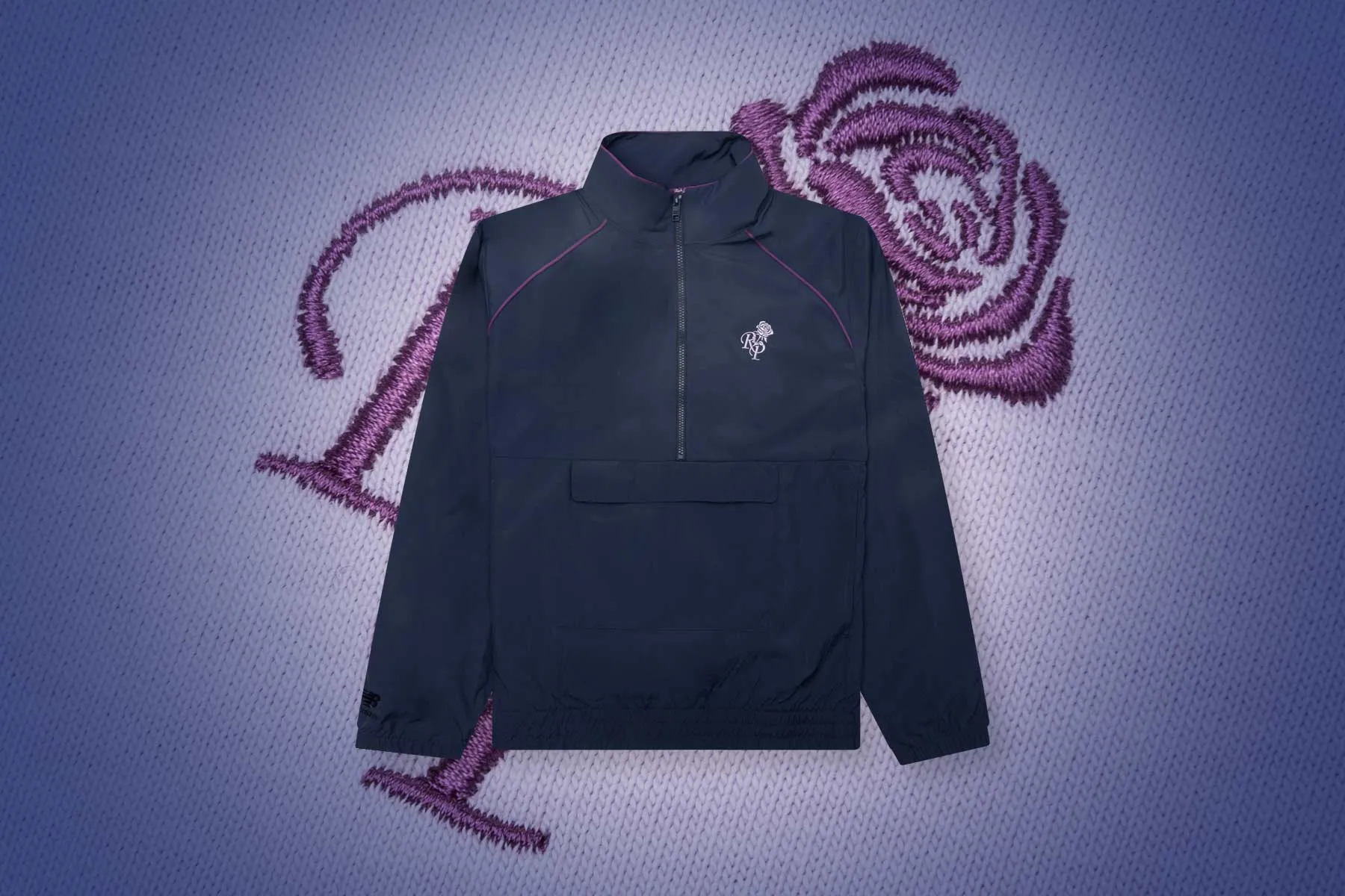 New Balance x Rich Paul Quarter Zip Jacket - NB Navy