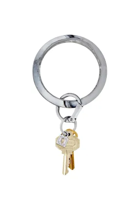 O-Venture Silicone Key Ring in Tuxedo Marble