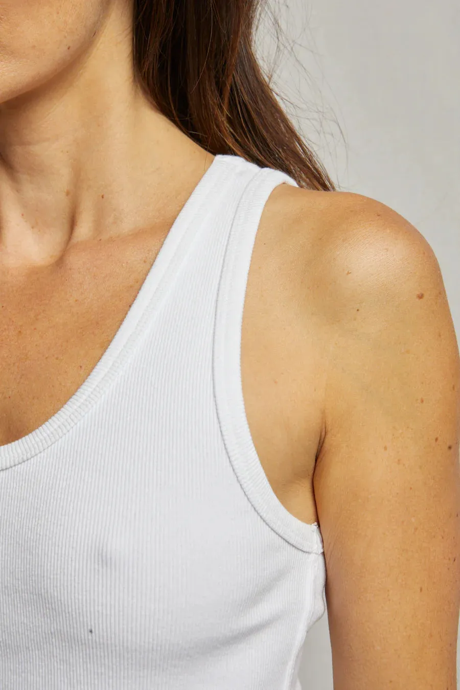 Perfect White Tee Blondie Tank