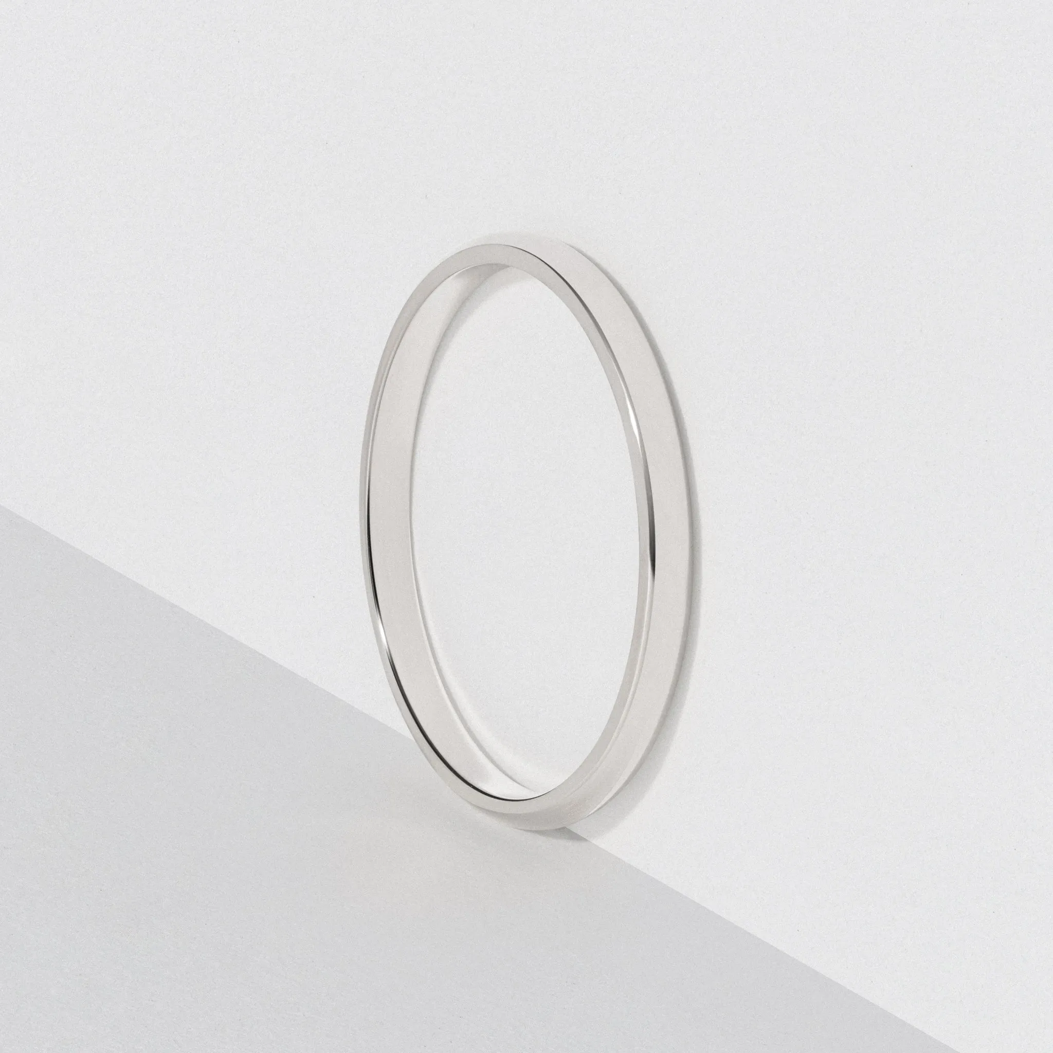 Platinum Classic Wedding Band - Polished 1.5mm