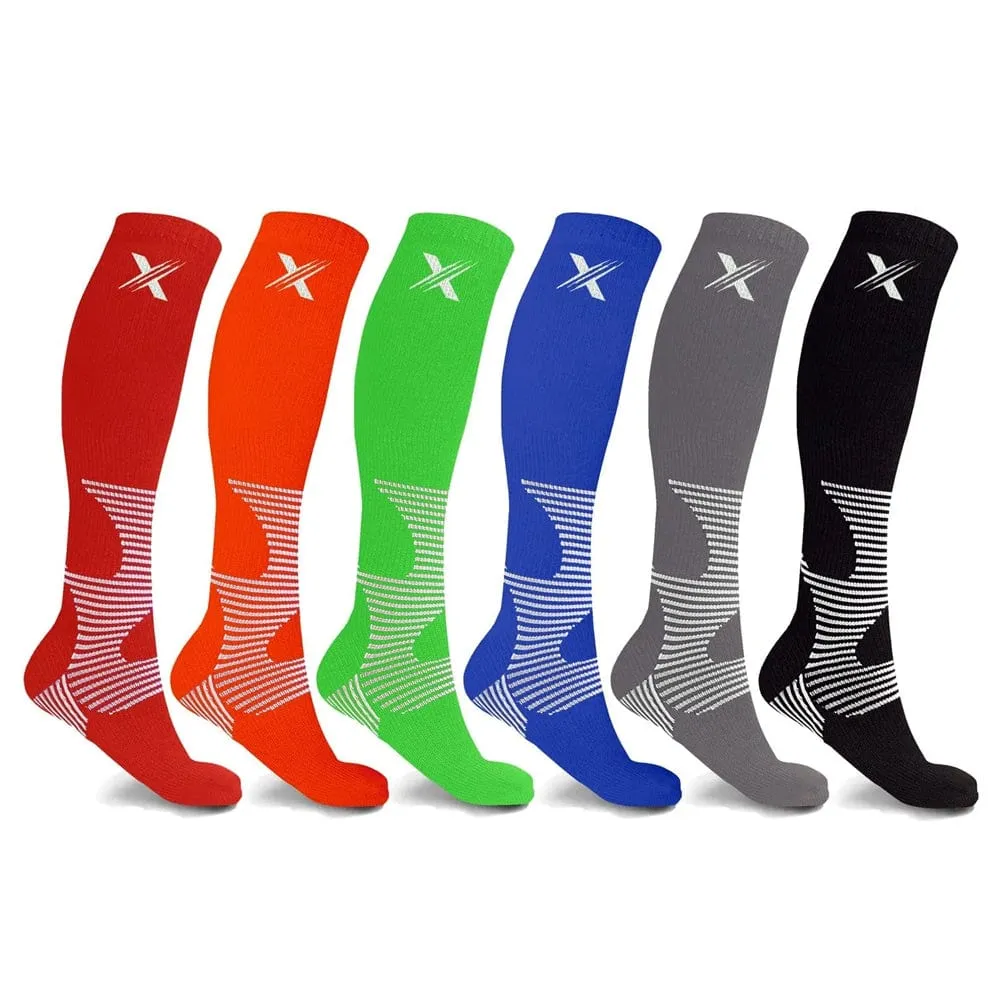 Recovery Pack Compression Socks (6-Pairs)