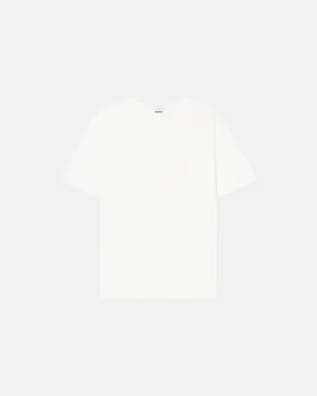 Reece - Embroidered Cotton-Jersey T-Shirt  - Off White