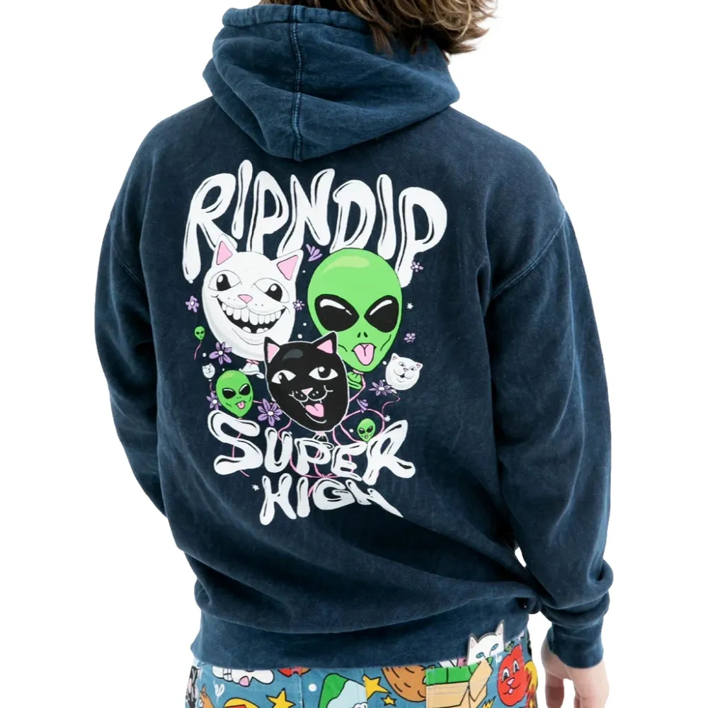 RIPNDIP SUPER HIGH HOODIE-NAVY