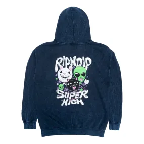 RIPNDIP SUPER HIGH HOODIE-NAVY