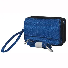 Royal Blue Glitter NGIL Canvas All in One Wallet