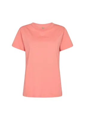 Soya Concept Cotton T Shirt Soft Coral