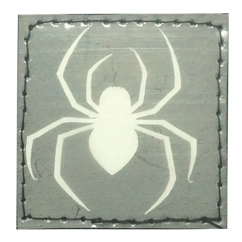 SPIDER GITD PATCH - BLUE GLOW IN THE DARK