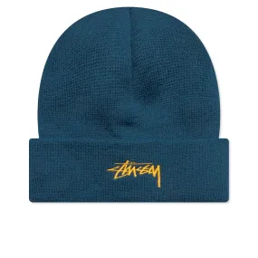 Stock Cuff Beanie - Dark Teal