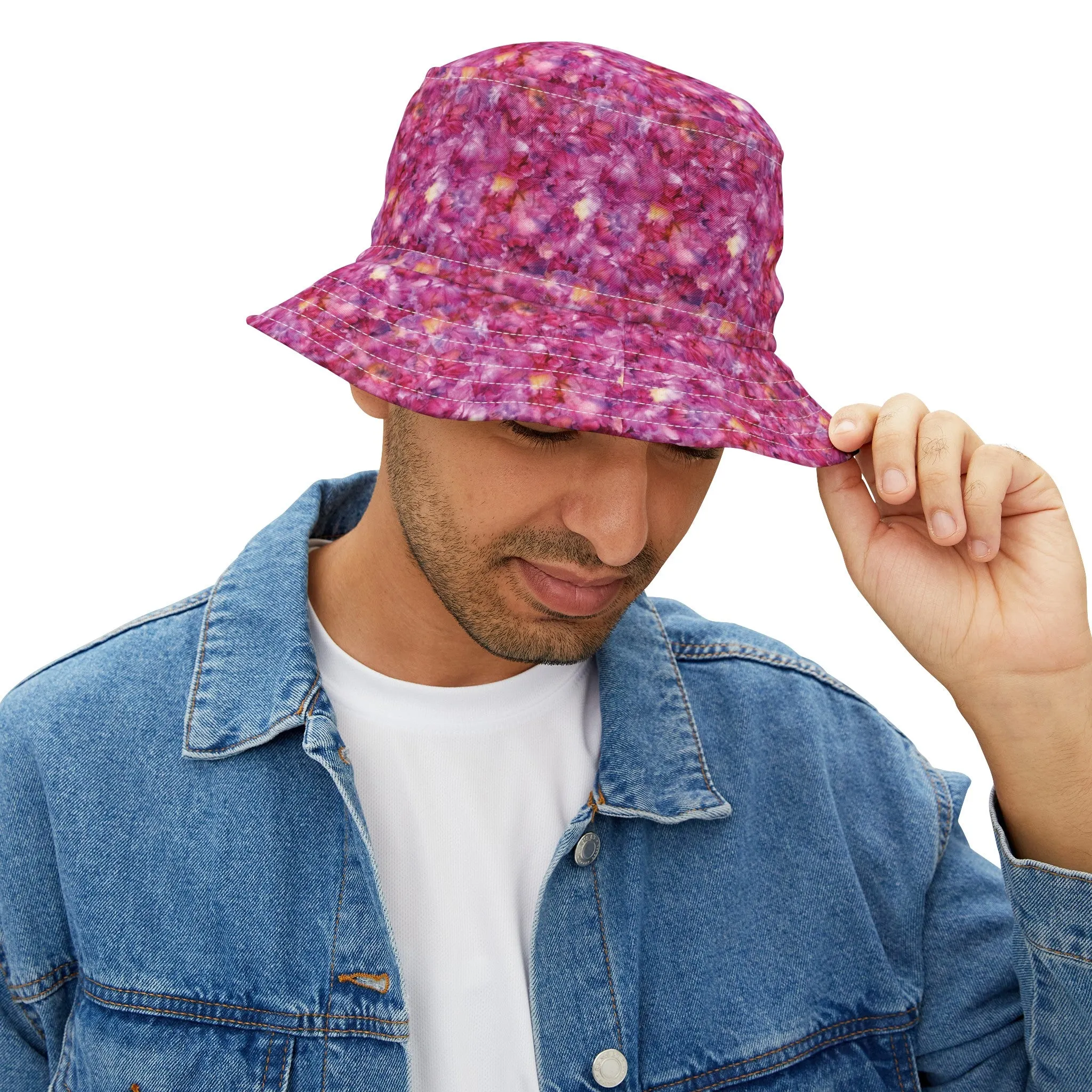 Sun Hat - Sunset Blush Pattern