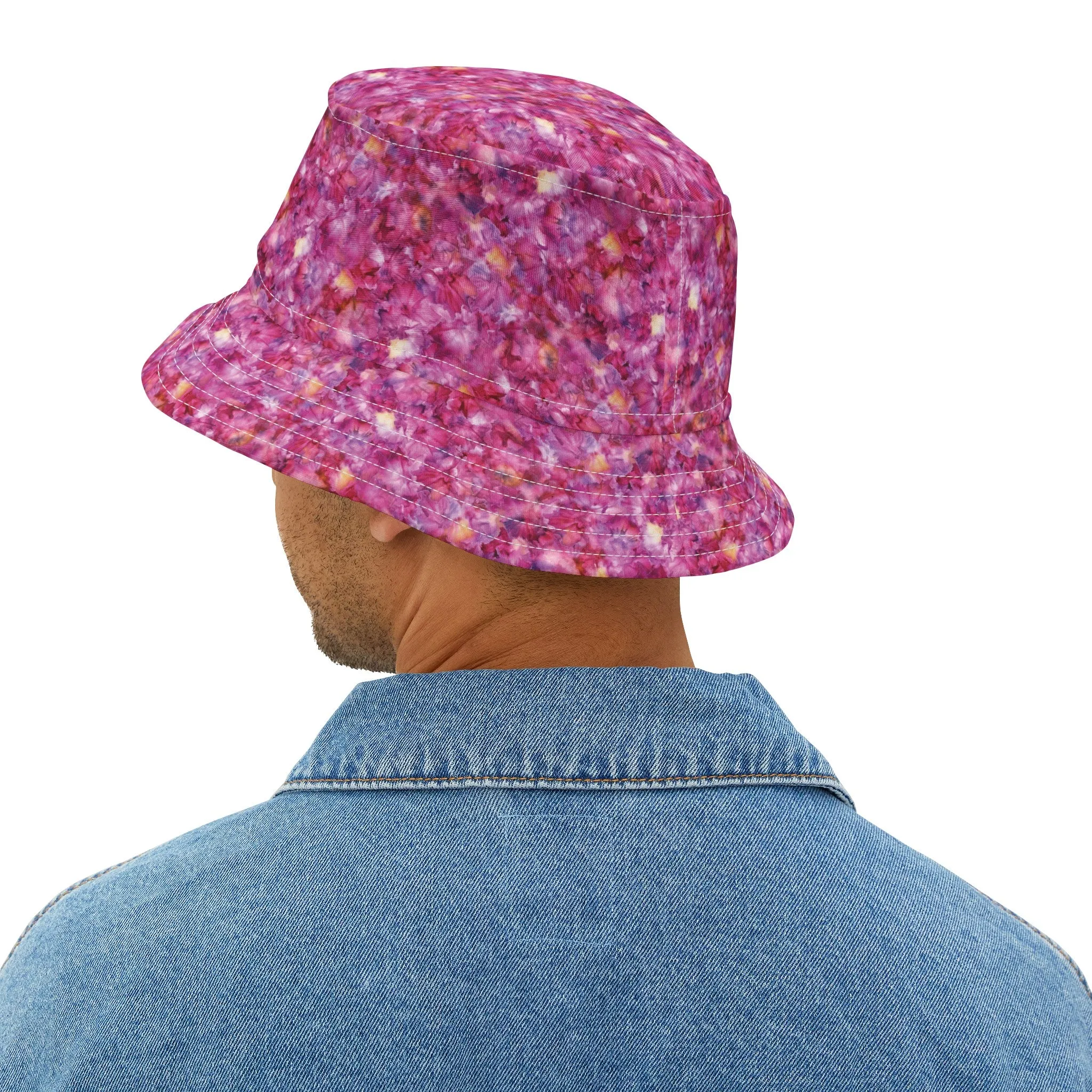 Sun Hat - Sunset Blush Pattern